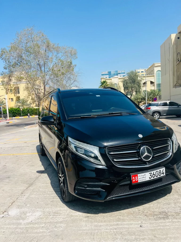 Mercedes viano rental in Abu Dhabi