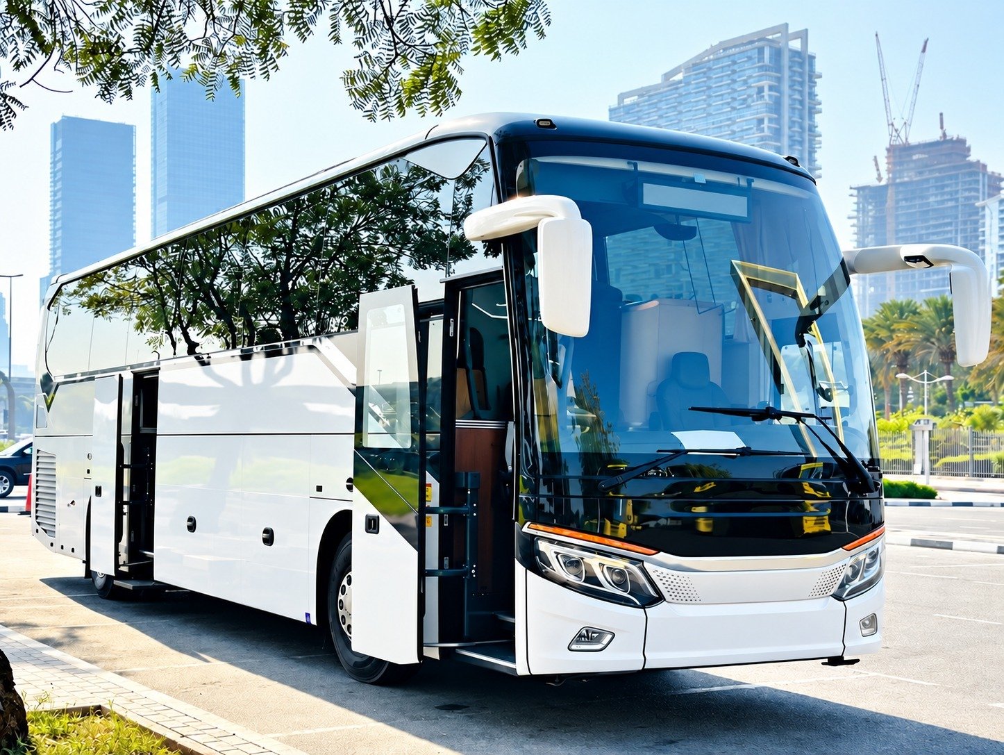 50 Seater Luxury Bus Rental Abu Dhabi and Dubai