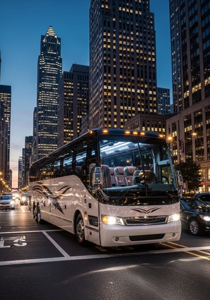 35 Seater Luxury Bus rental Abu Dhabi and Dubai