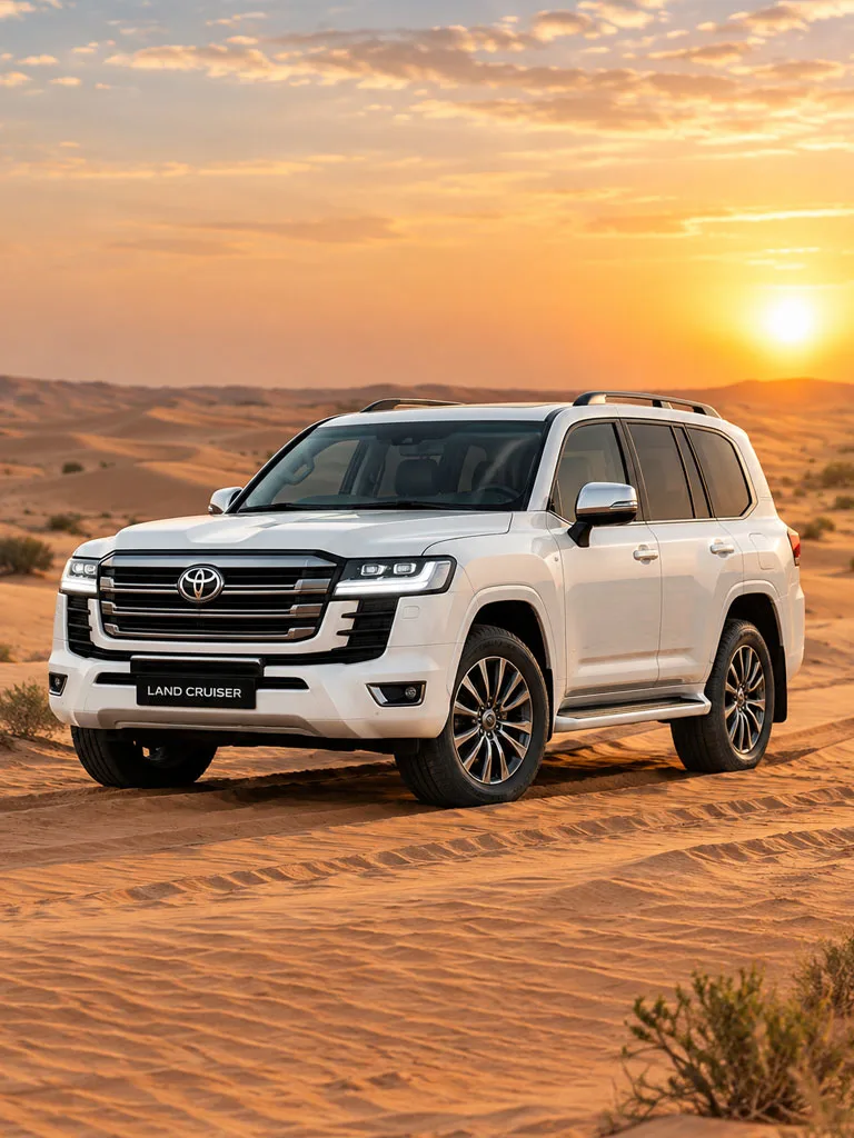 Toyota Land Cruiser rental Abu Dhabi and Dubai