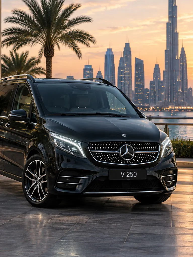 Mercedes Benz V250 Rental in Abu Dhabi