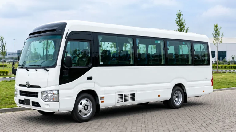 Mitsubishi Rosa/Coaster Rental in Abu Dhabi