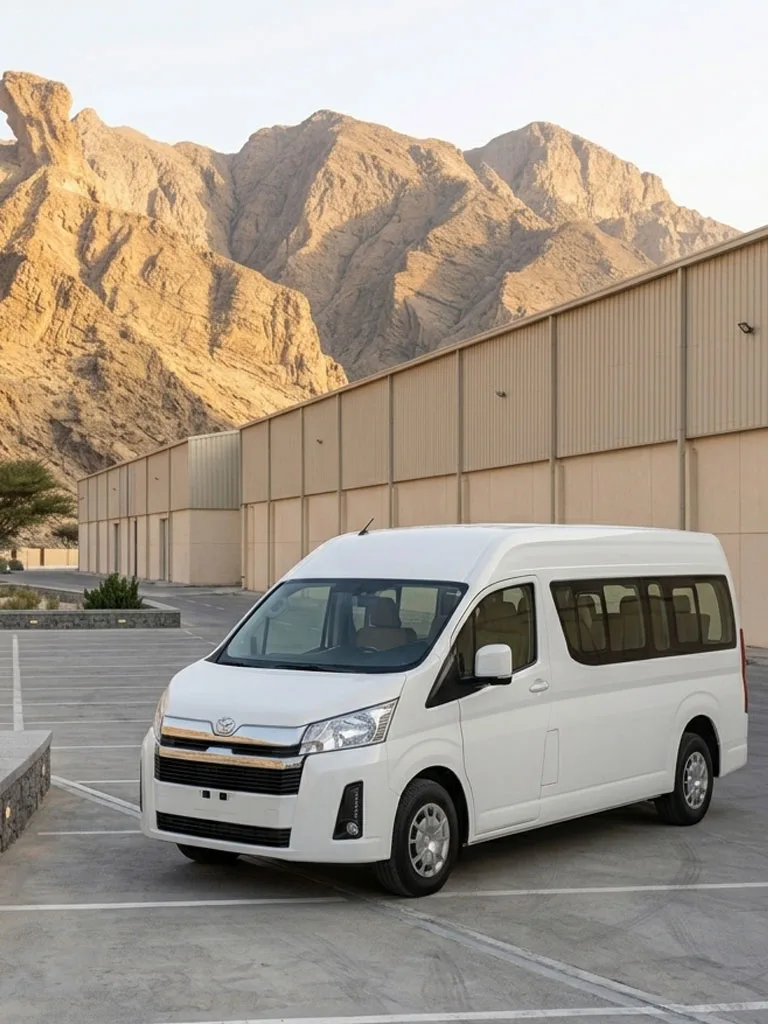 Toyota Hiace rental Abu Dhabi and Dubai